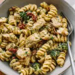 Pesto Chicken Pasta with Veggies
