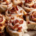 Bourbon Maple Bacon Cinnamon Rolls