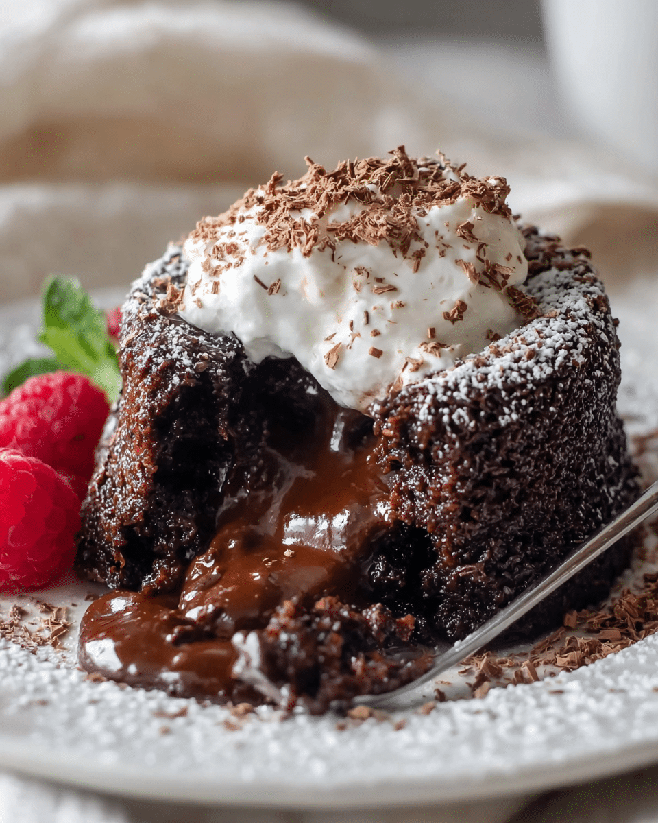 Hazelnut Chocolate Lava Cake