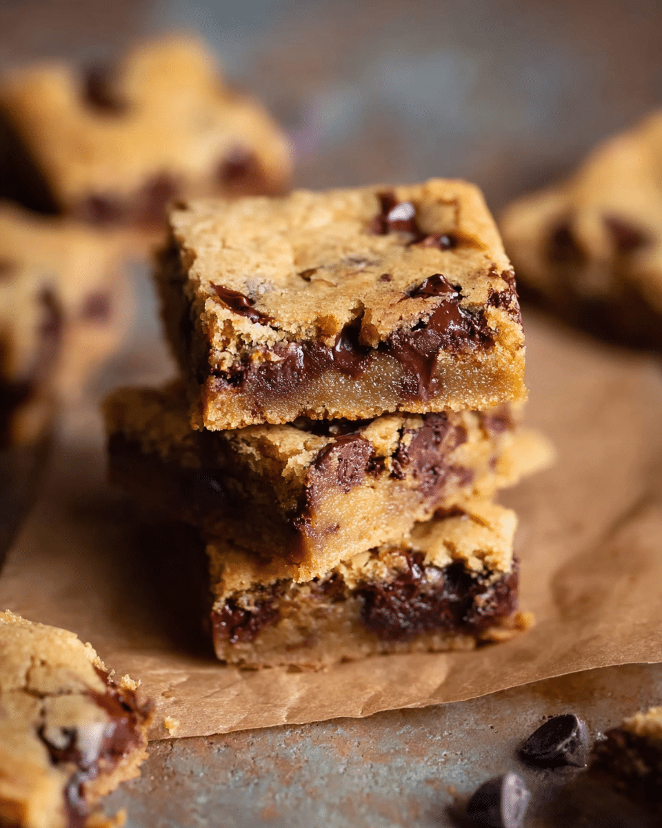 Brown Butter Chocolate Chip Blondies