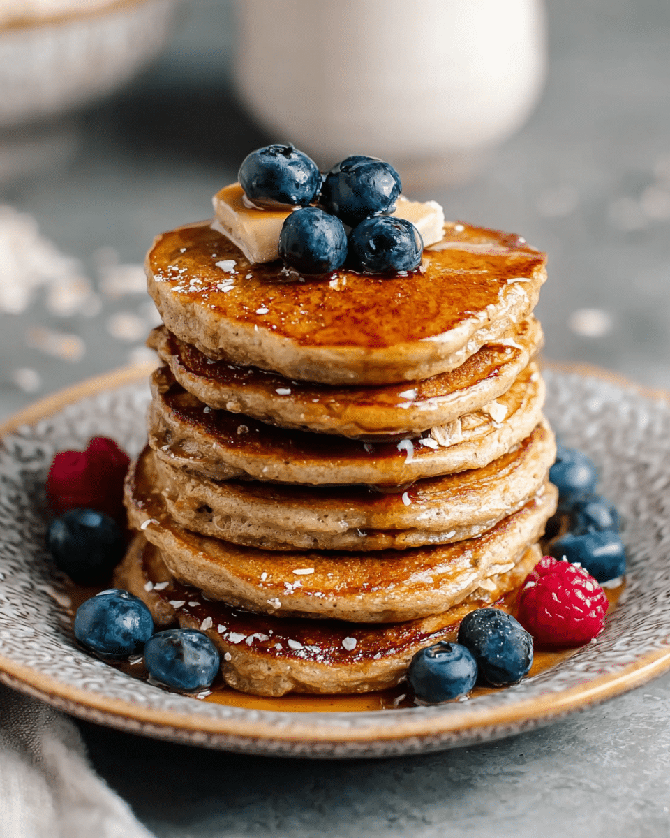 Oatmeal Blender Pancakes