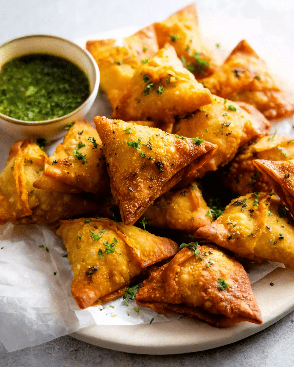 Sweet Potato Mini Samosas