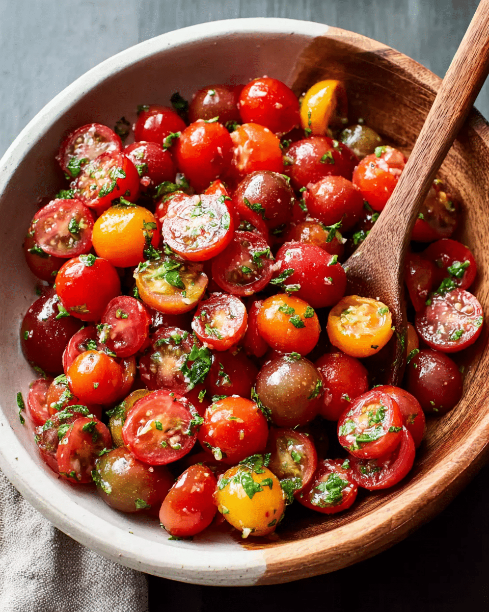 Marinated Cherry Tomato Salad