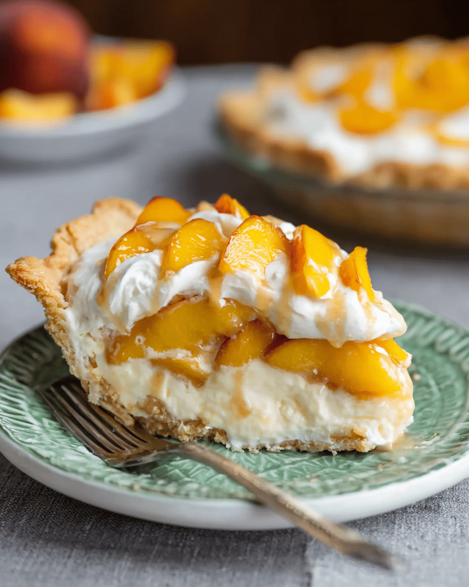 Peaches and Cream Pie