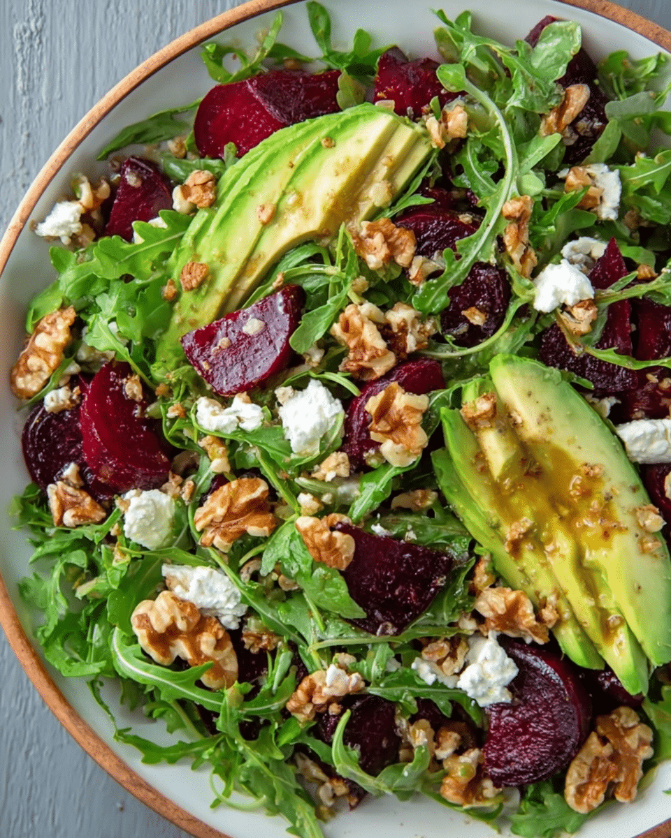 Roasted Beet Goat Cheese Salad