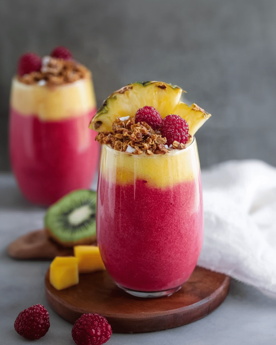 Tropical Fruit Breakfast Smoothie