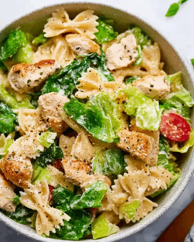 Chicken Caesar Pasta Salad