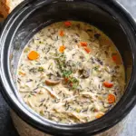 Slow Cooker Chicken and Wild Rice Soup