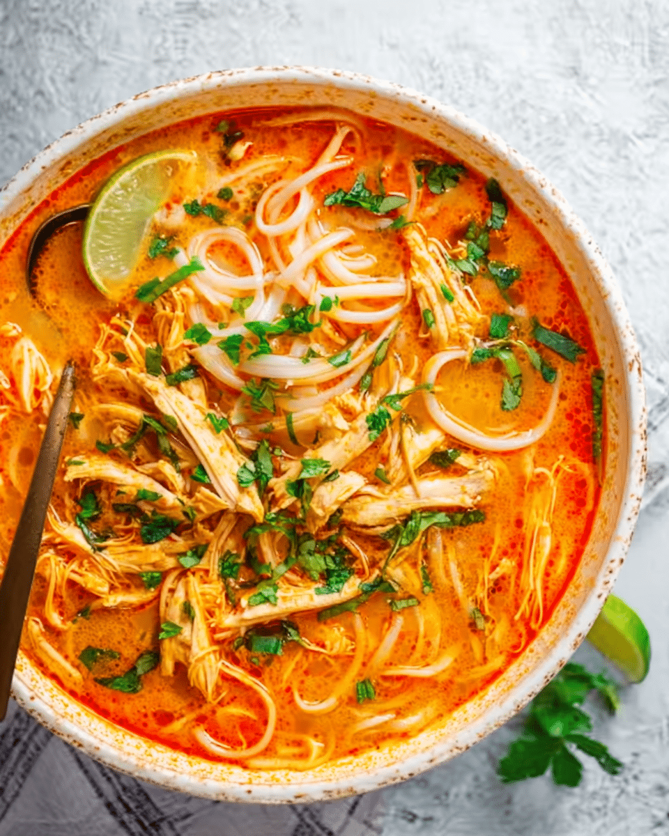 Thai Noodle Soup with Chicken