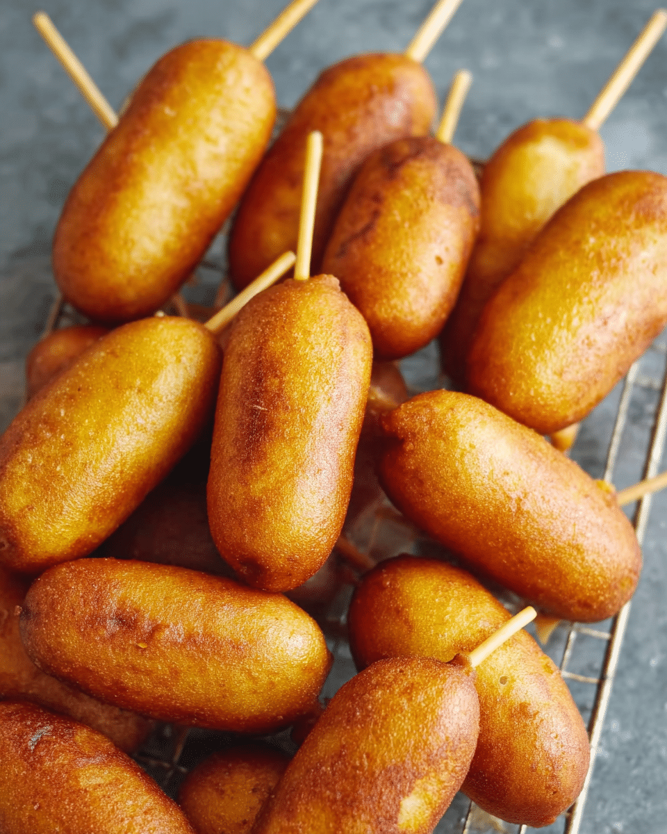 Homemade Mini Corn Dogs
