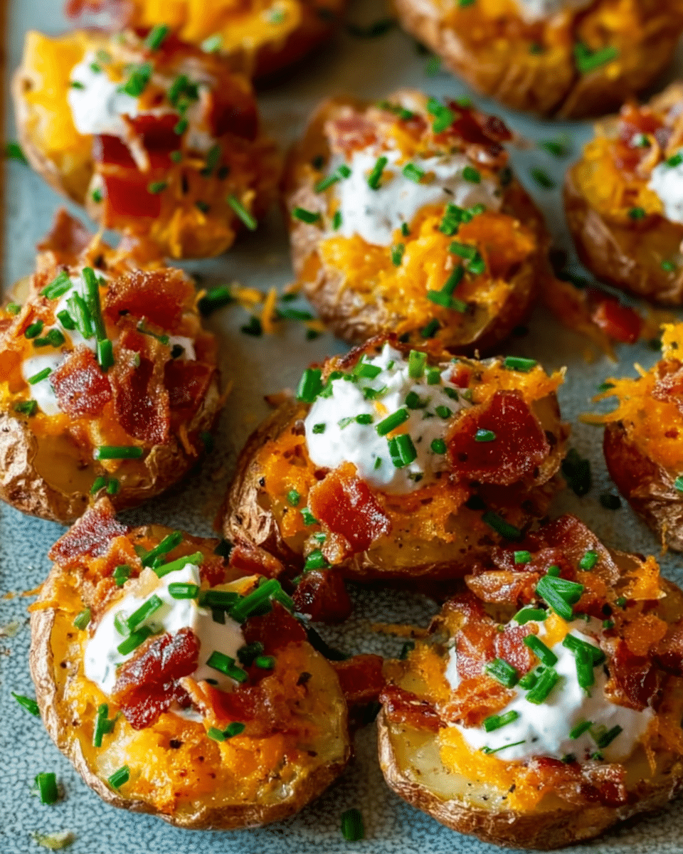 Loaded Smashed Potatoes