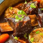Garlic Ginger Braised Beef Short Ribs