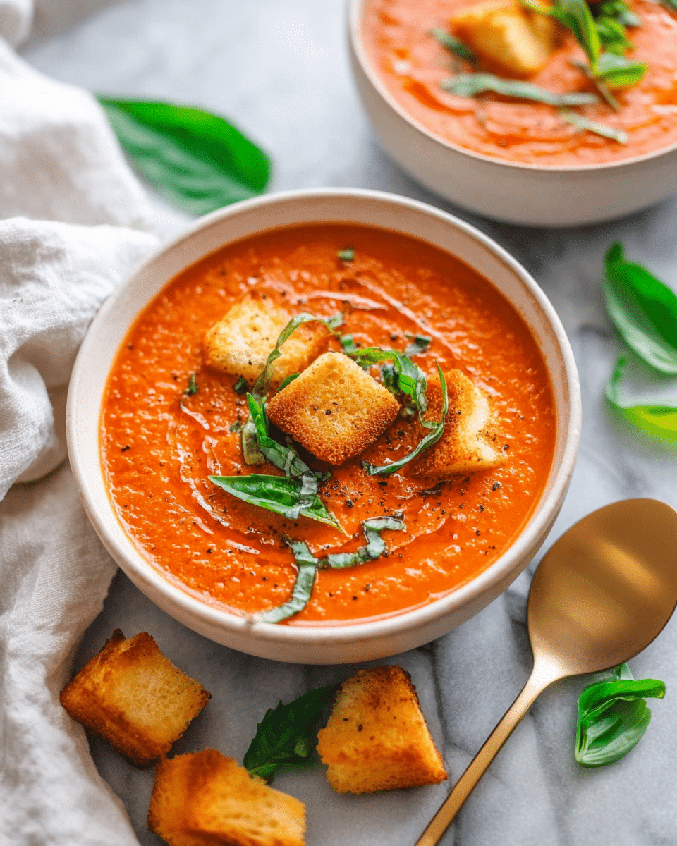 30-Minute Tomato Basil Soup