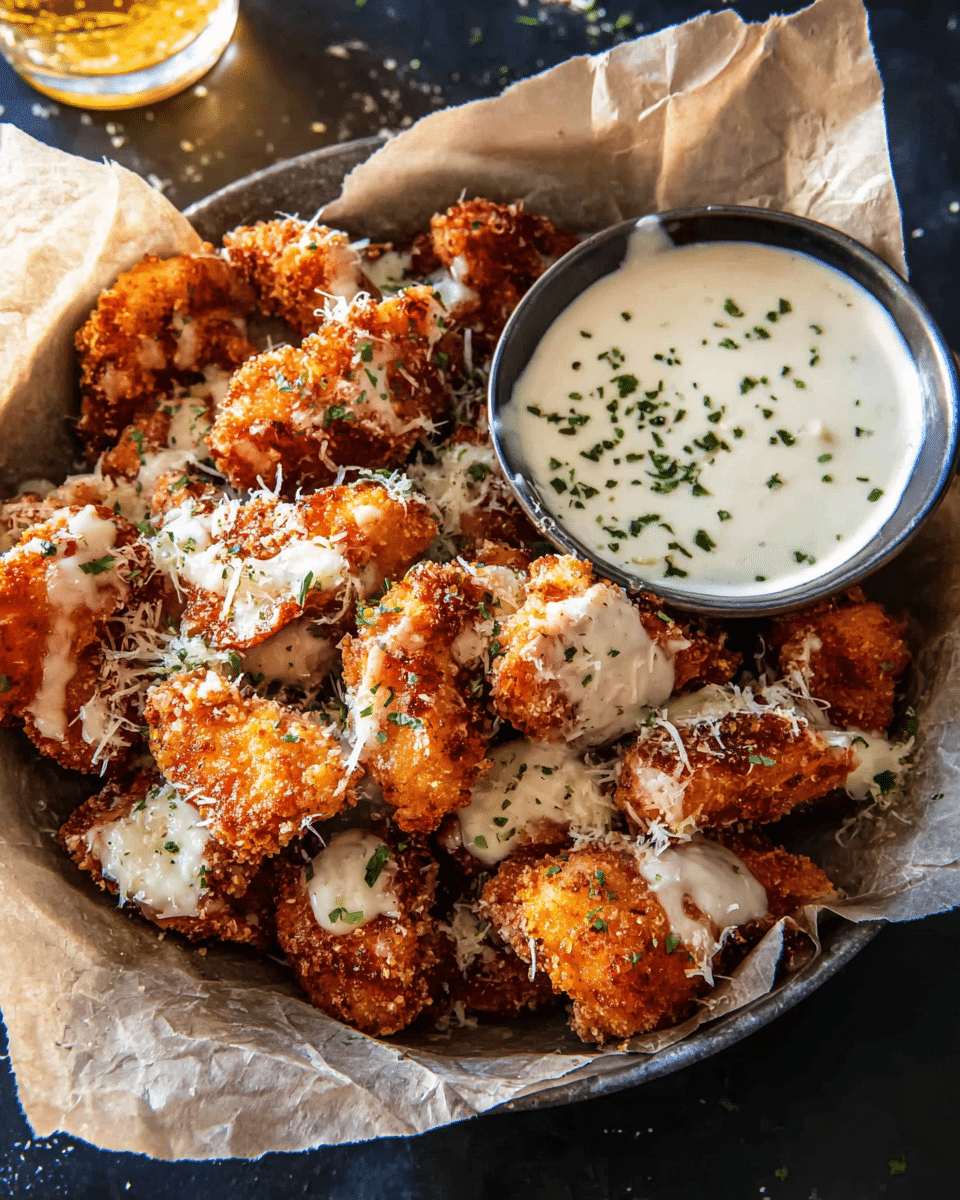 Baked Garlic Parmesan Boneless Wings