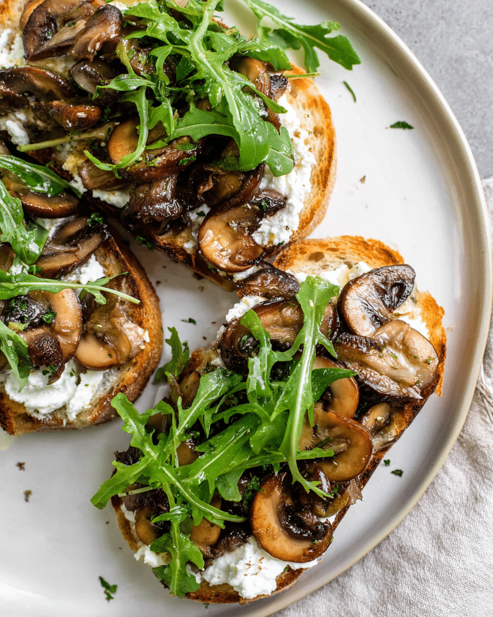 Creamy Mushroom Toast