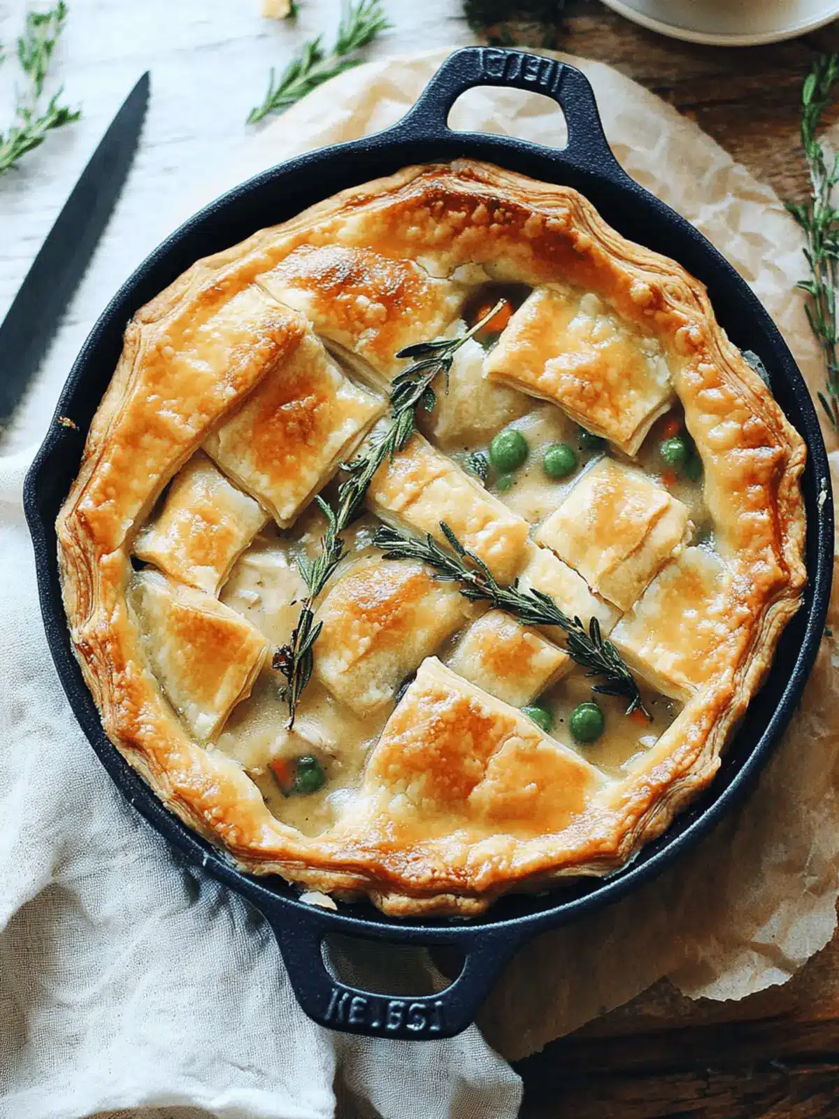 French-Inspired Chicken Pot Pie