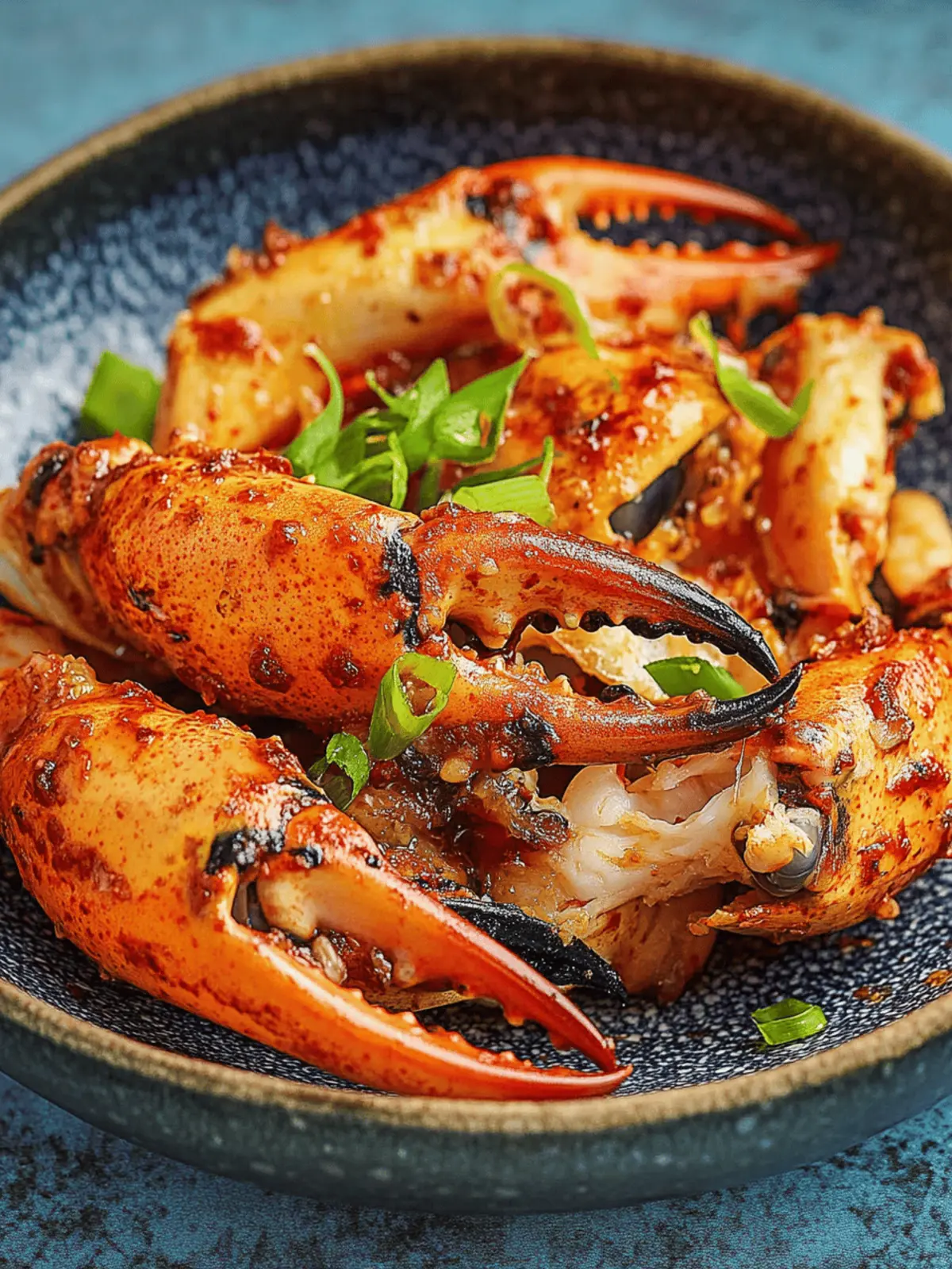 Chilli Garlic Crab Claws