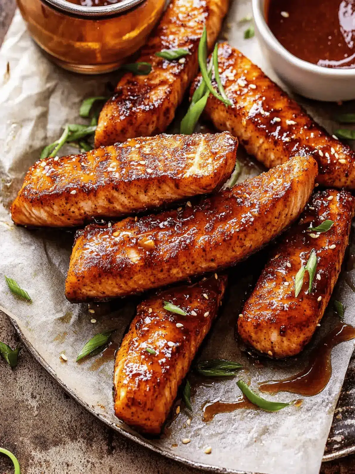 Crispy Hot Honey Salmon Tenders