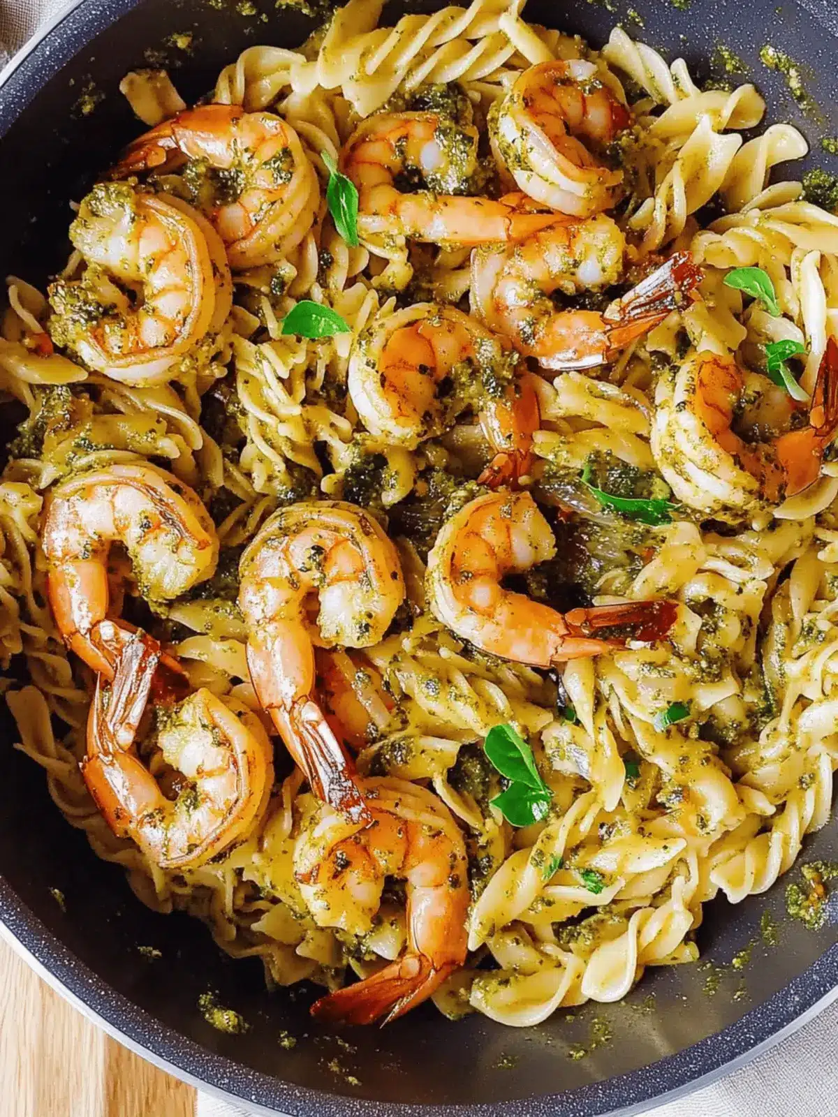 Pesto Shrimp Pasta