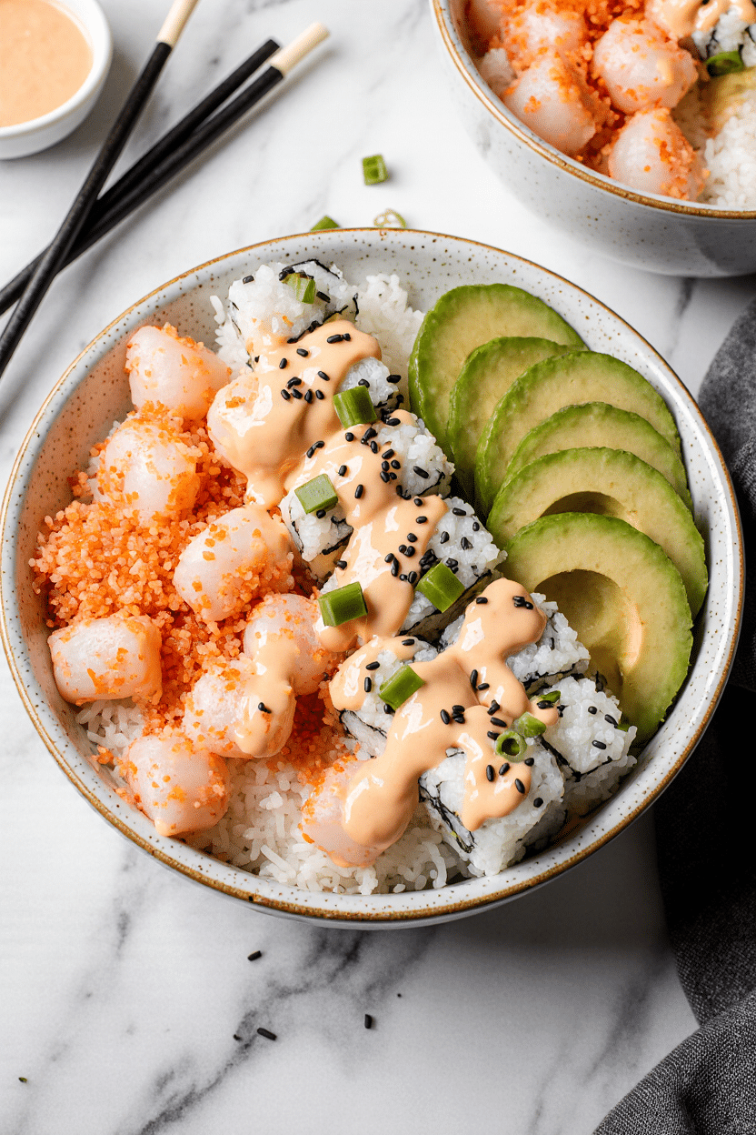 California Roll Sushi Bowls