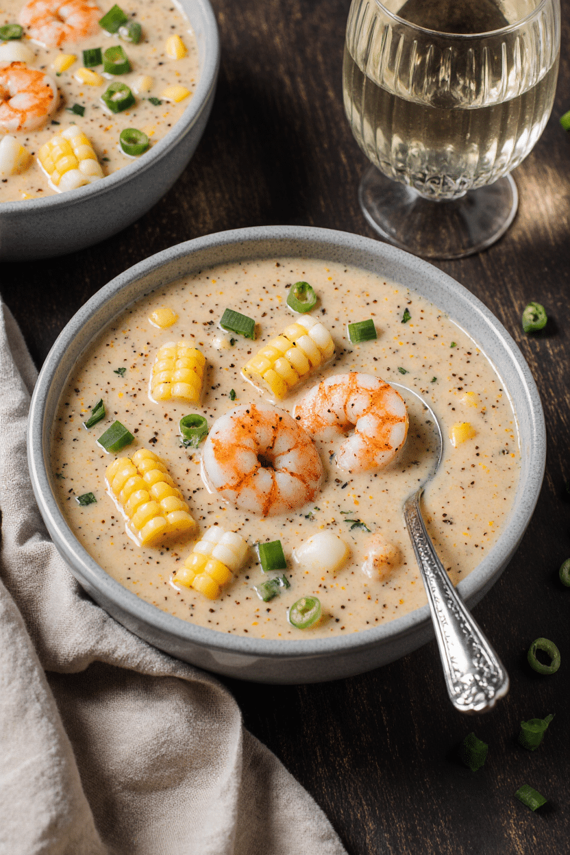 Shrimp and Corn Soup