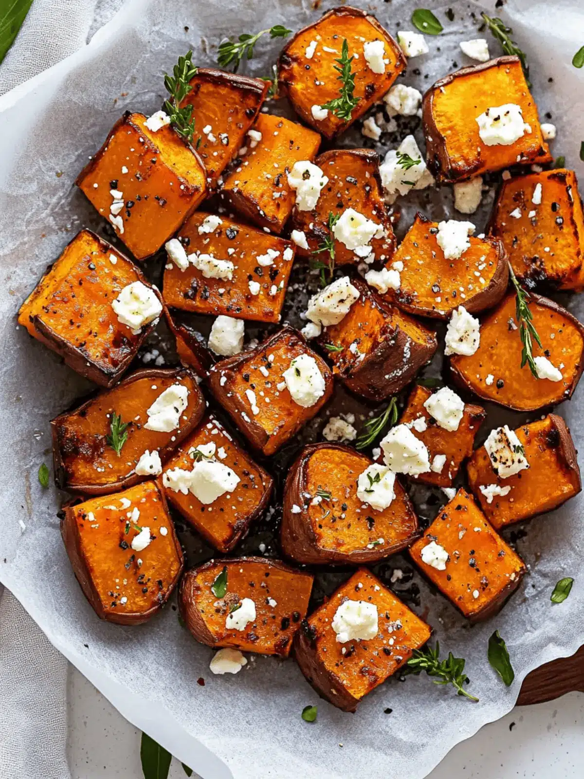 Baked Sweet Potato with Feta
