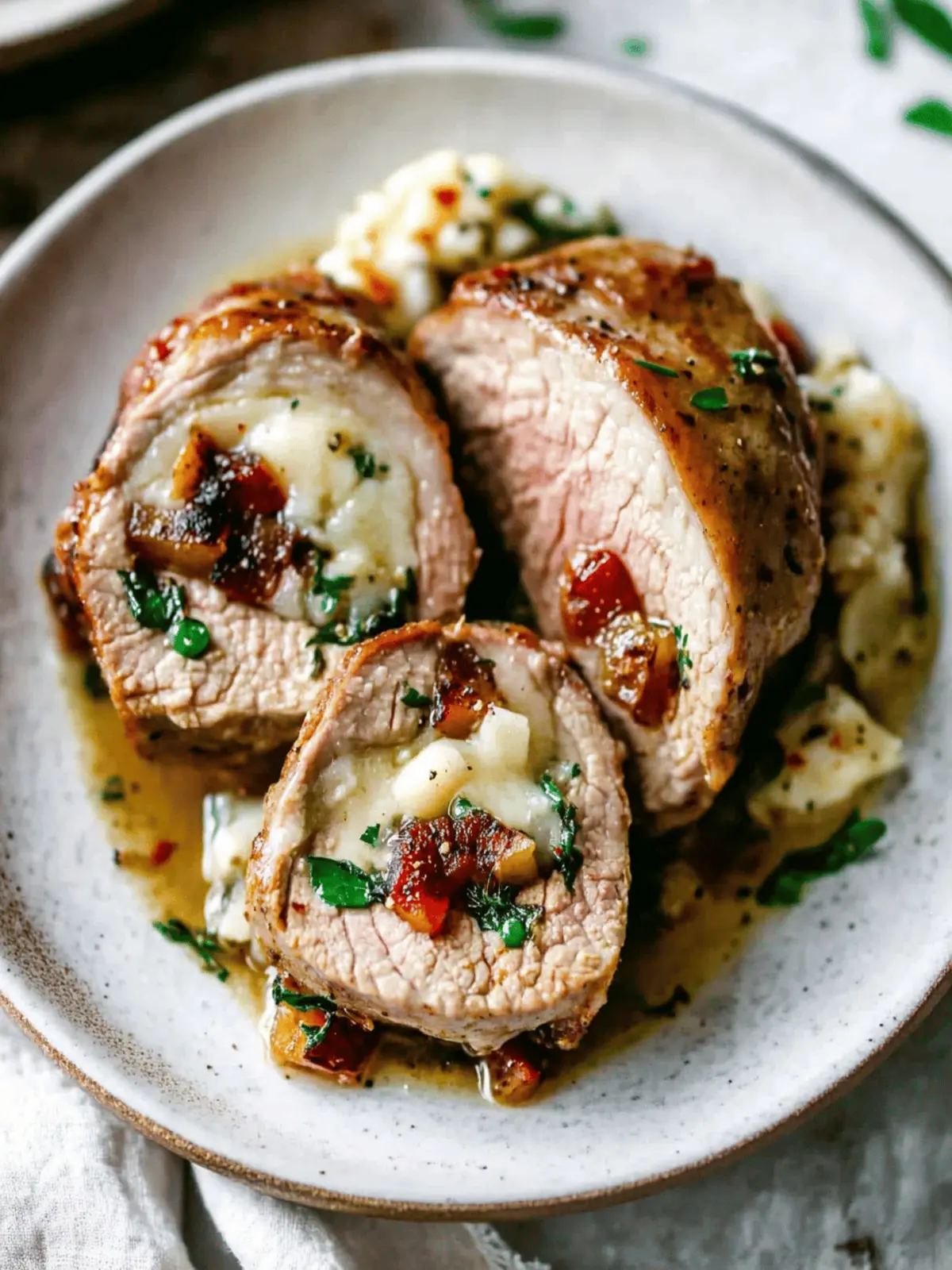 Savory Pork Tenderloin with Apple Cider Pan Sauce Delight