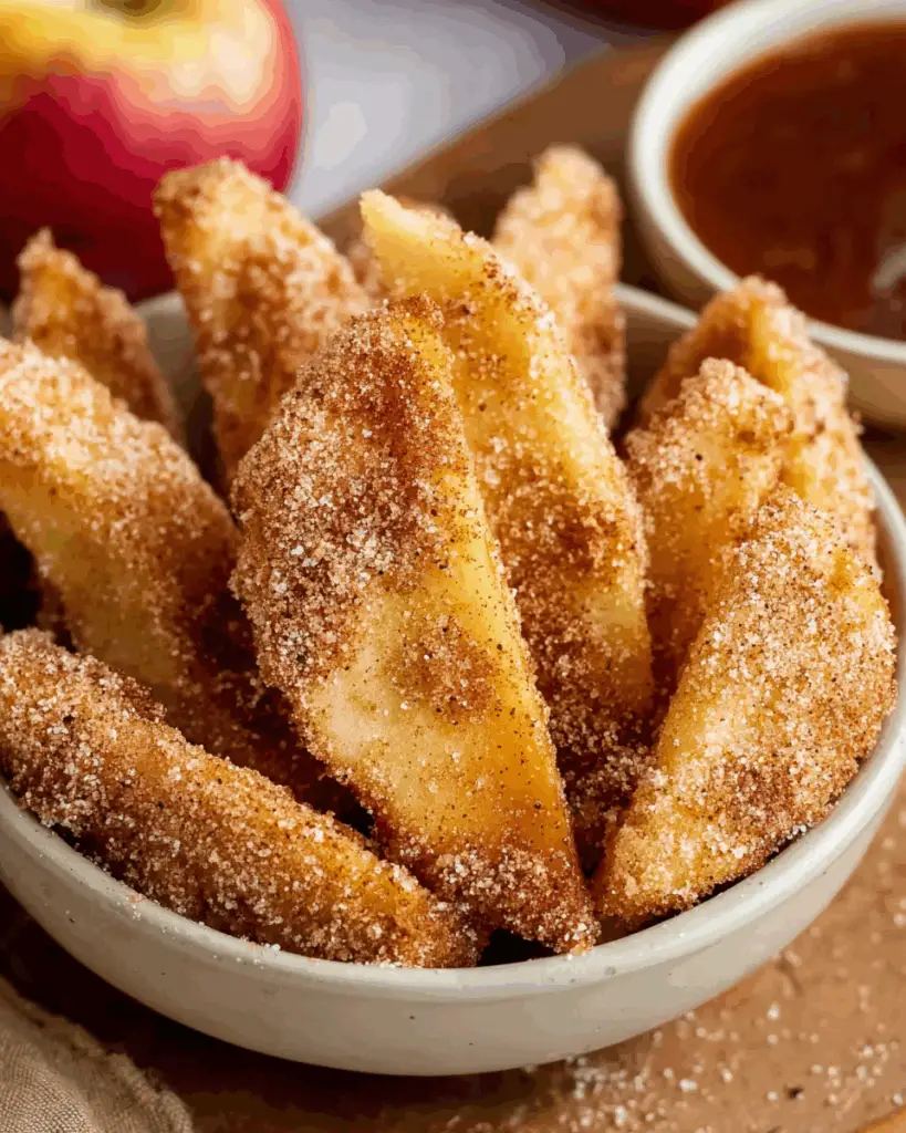 Crispy Air Fryer Apple Fries