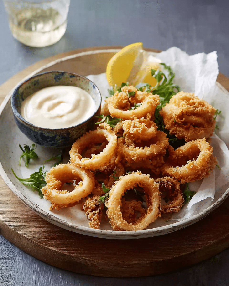 Crispy Squid Mary Berry with Aioli