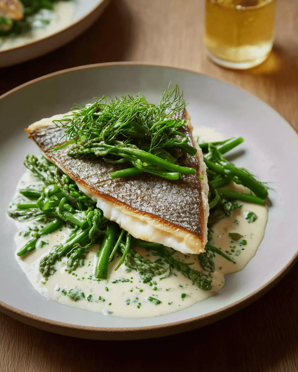 Mary Berry Sea Bream and Samphire with Chive Sauce