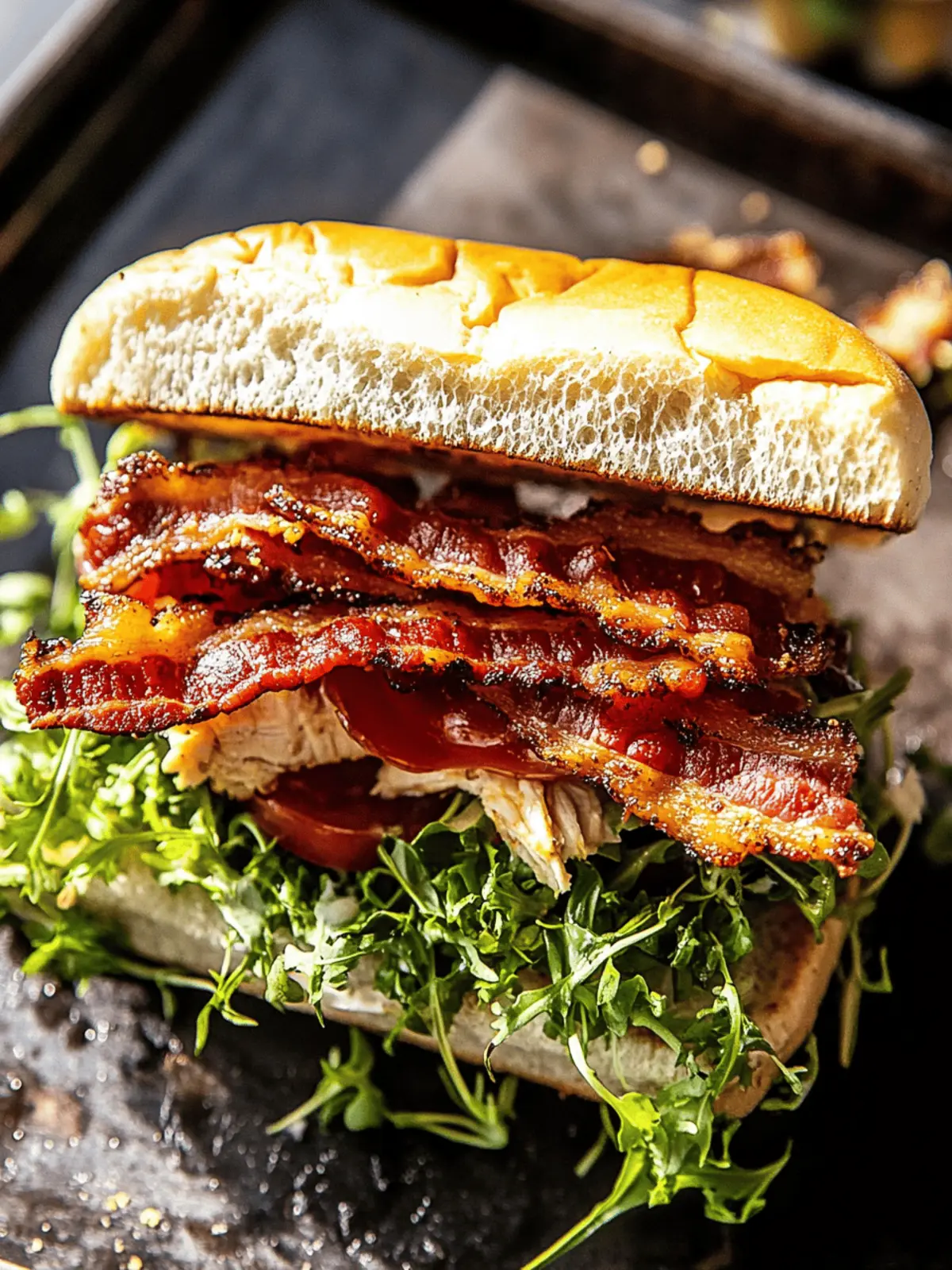 Hot Ranch Chicken and Bacon Sandwich