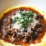 Italian Braised Beef With Parmesan Polenta