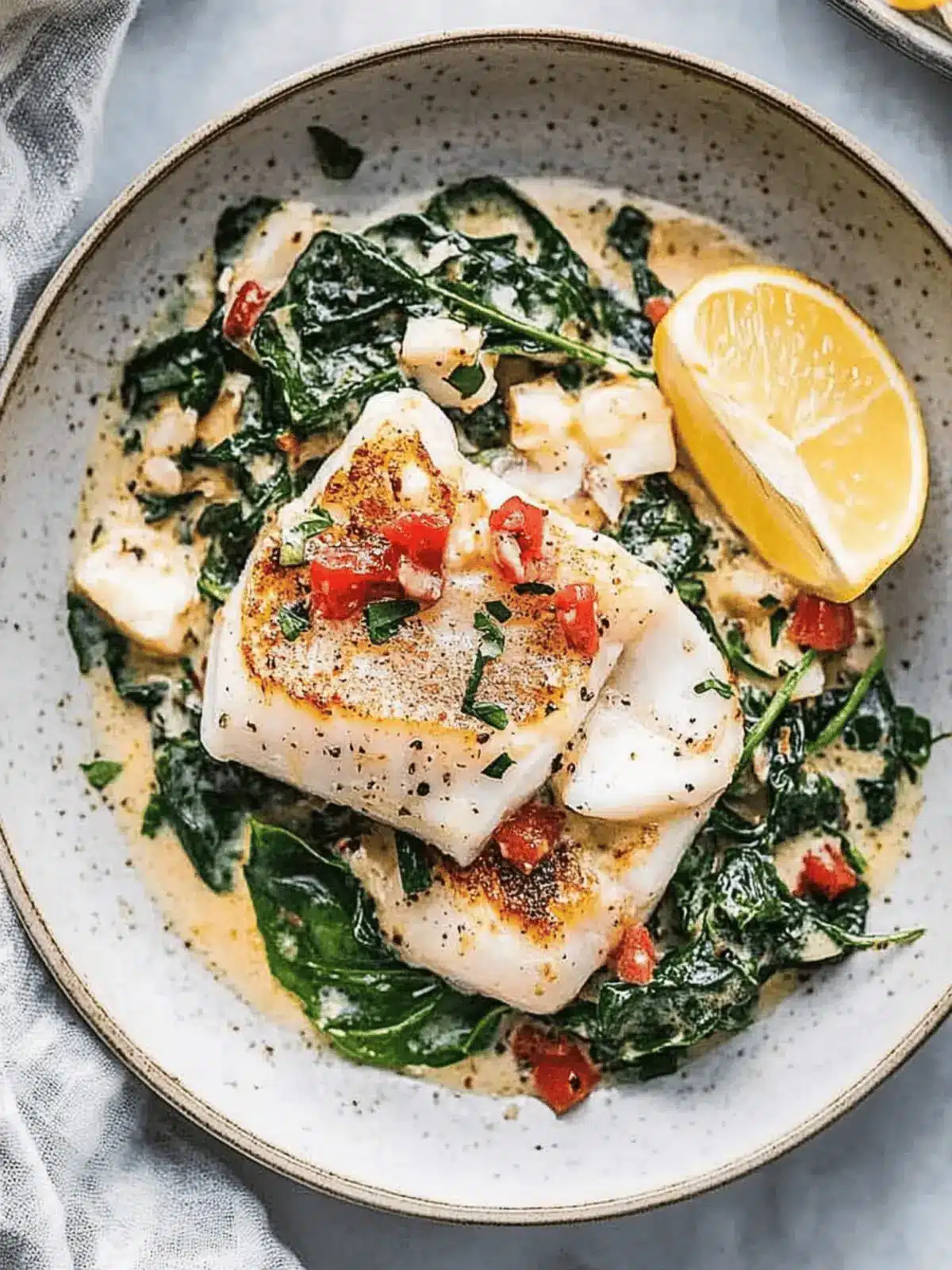 Fish Florentine