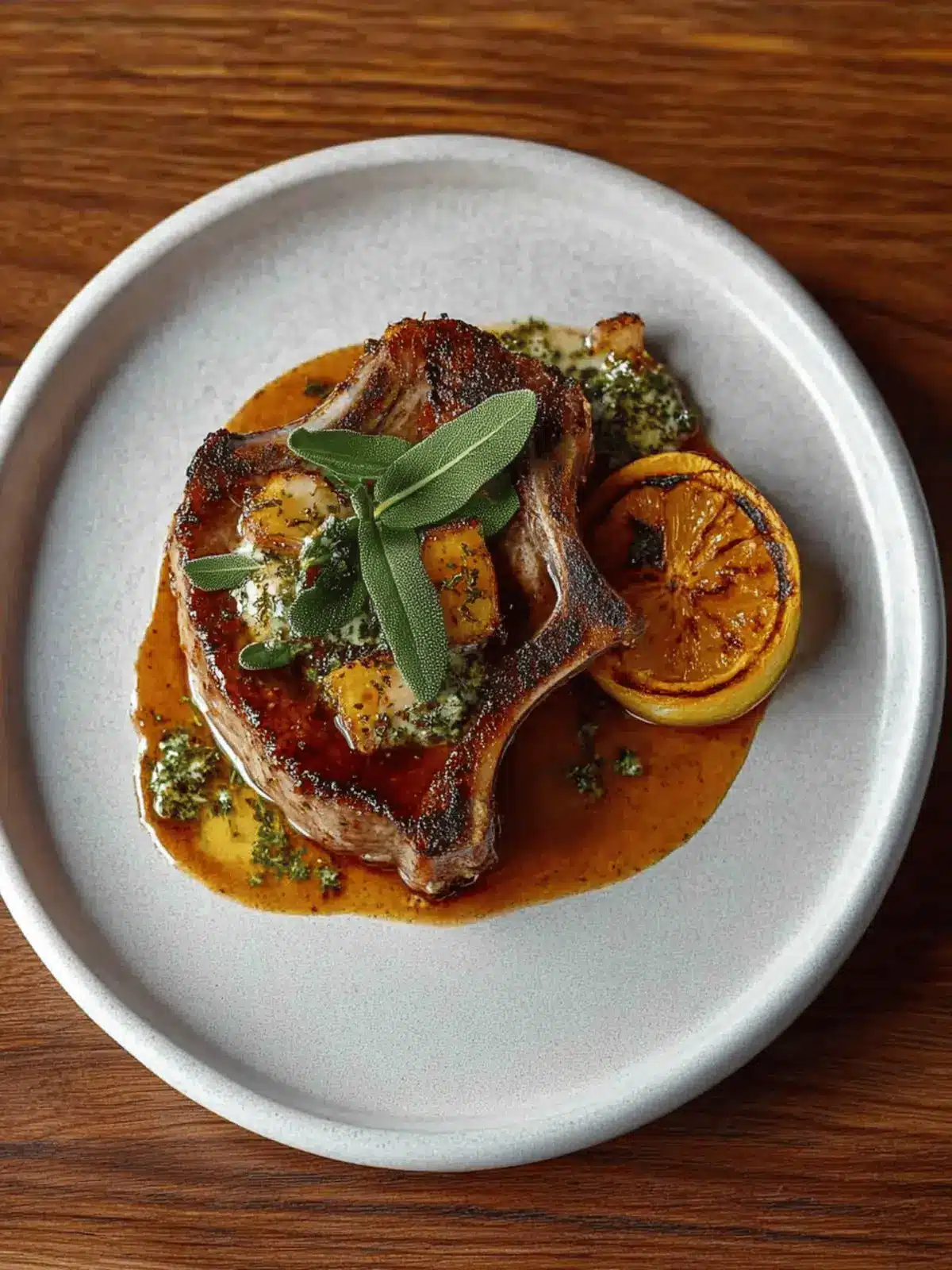 Heavenly Pork Chops With Sage Butter for Cozy Dinners 2 Pork Chops With Sage Butter