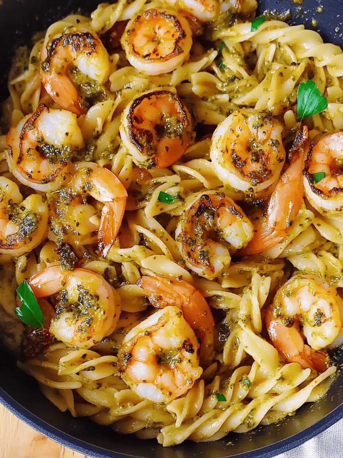Pesto Shrimp Pasta