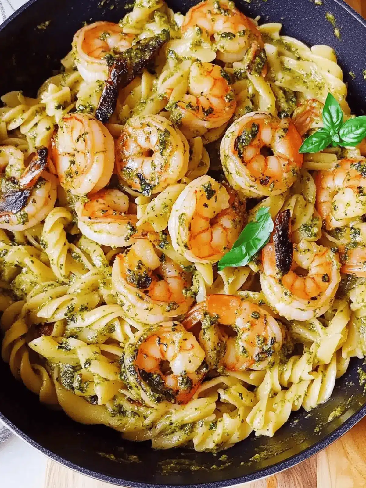 Pesto Shrimp Pasta