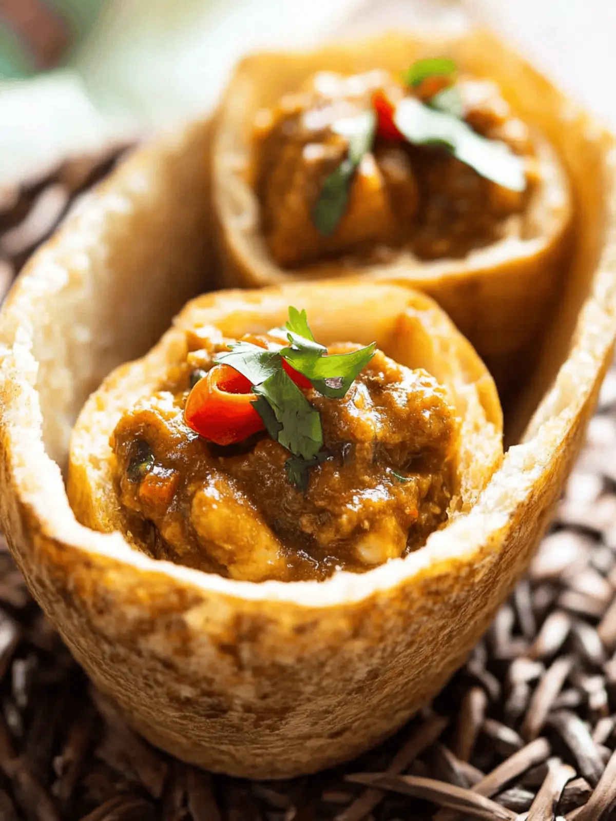 Irresistible Chicken Curry Bunny Chow for Flavor Lovers