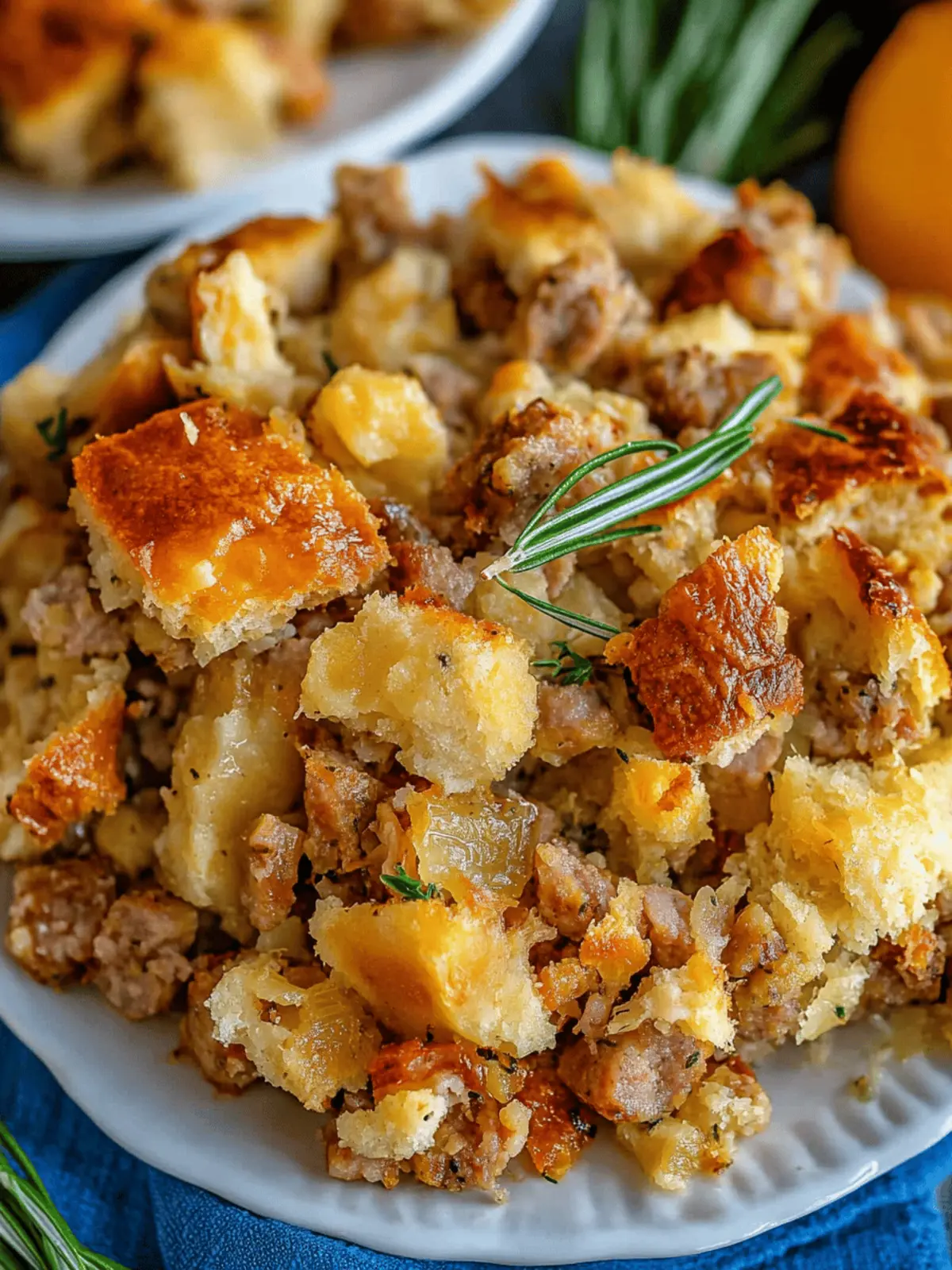 Slow Cooker Sausage Stuffing