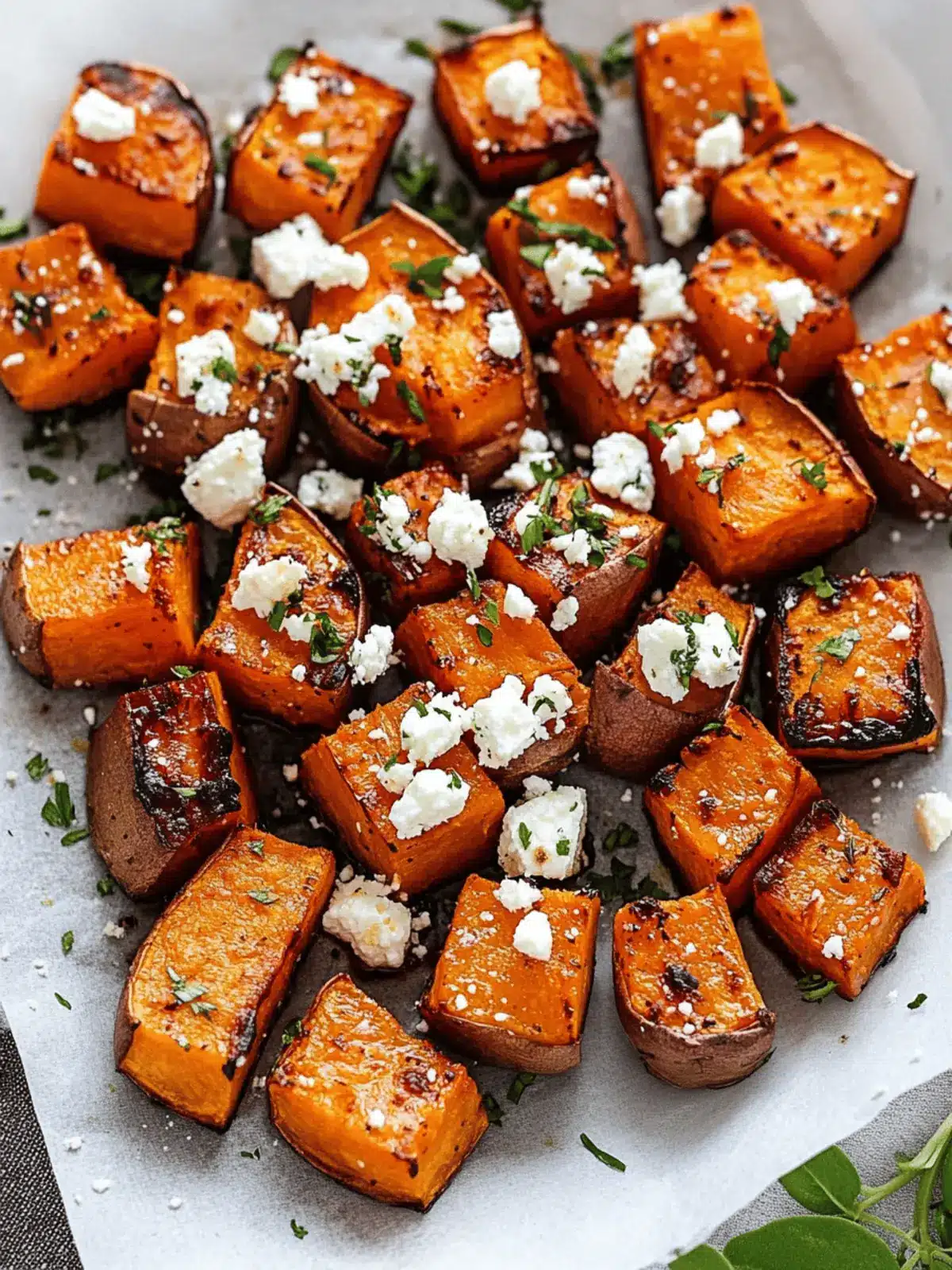 Baked Sweet Potato with Feta