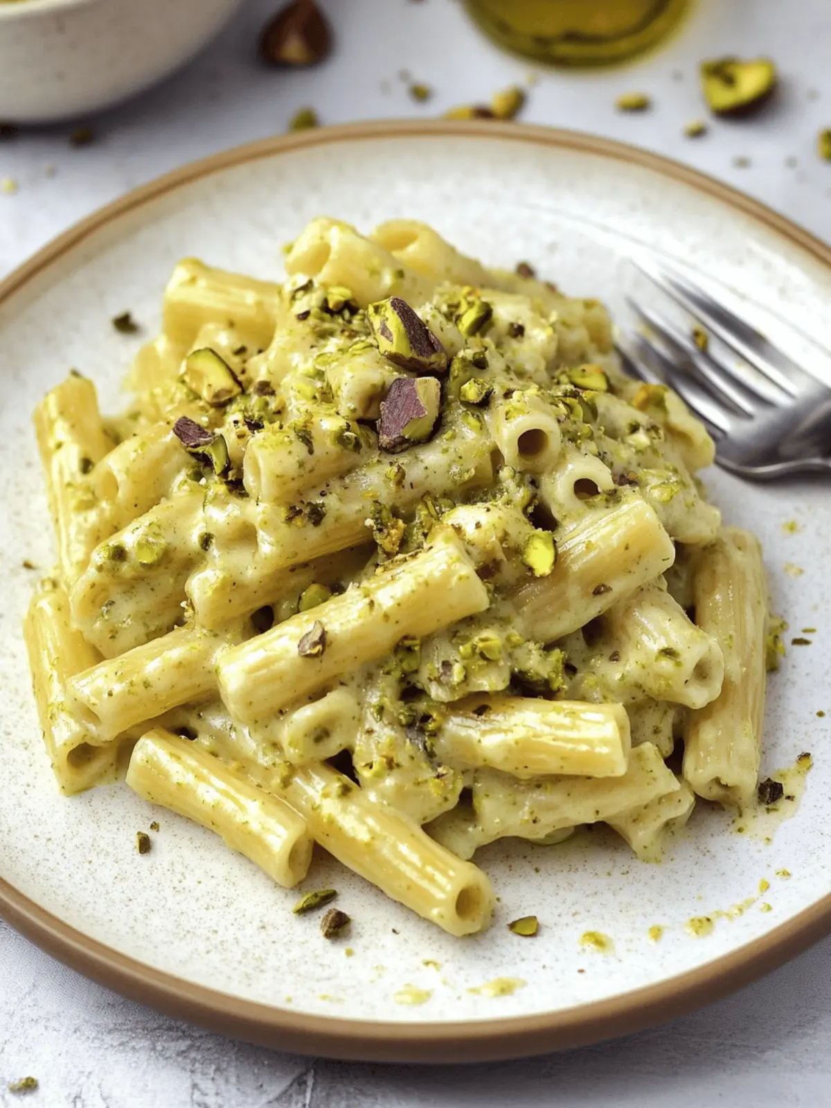 Savor Sicilian Pasta with Creamy Pistachio Sauce Tonight