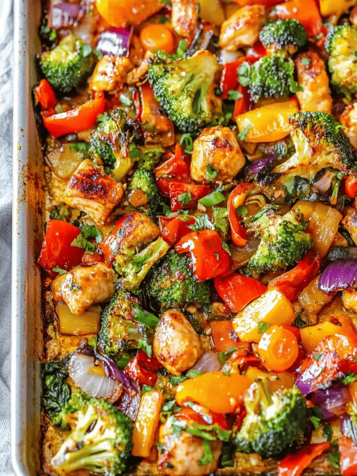 Sheet Pan Thai Chicken