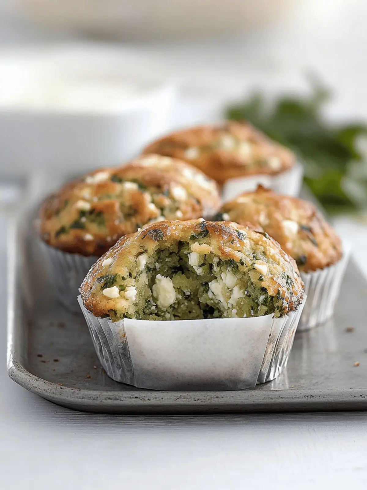Spinach and Feta Muffins