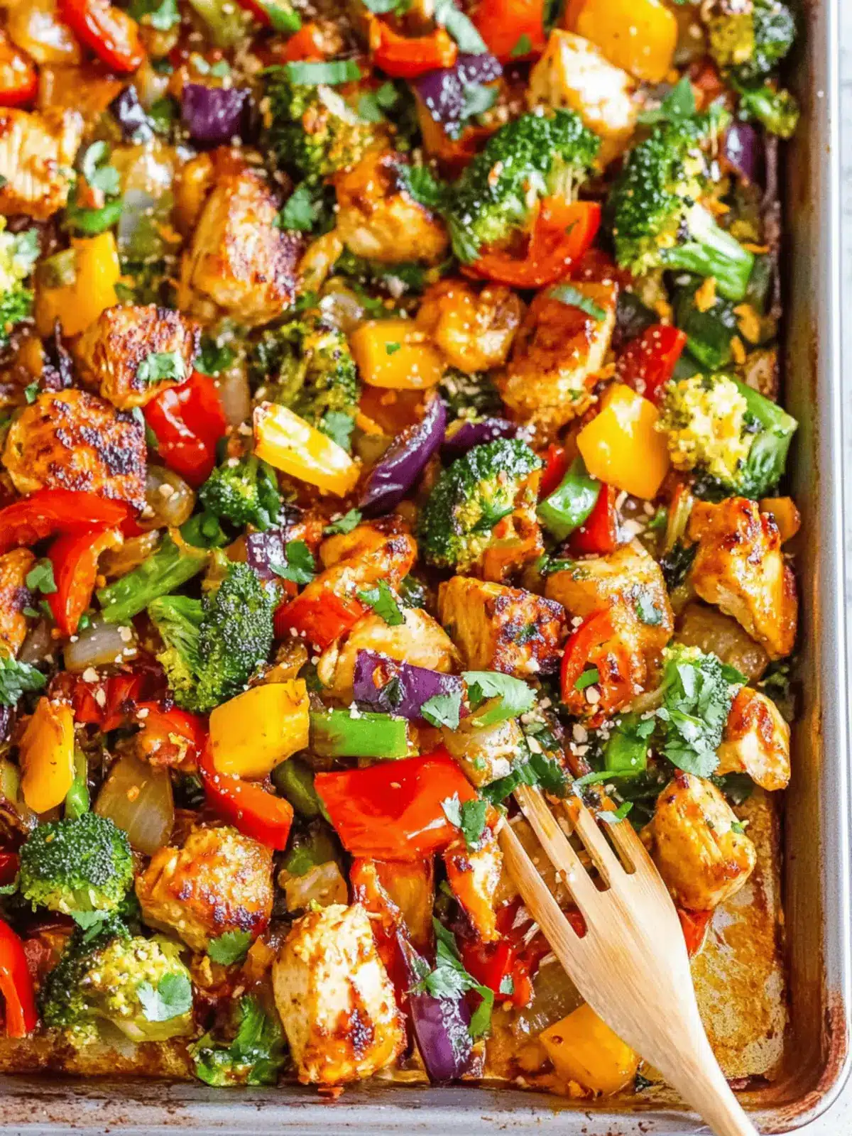 Sheet Pan Thai Chicken