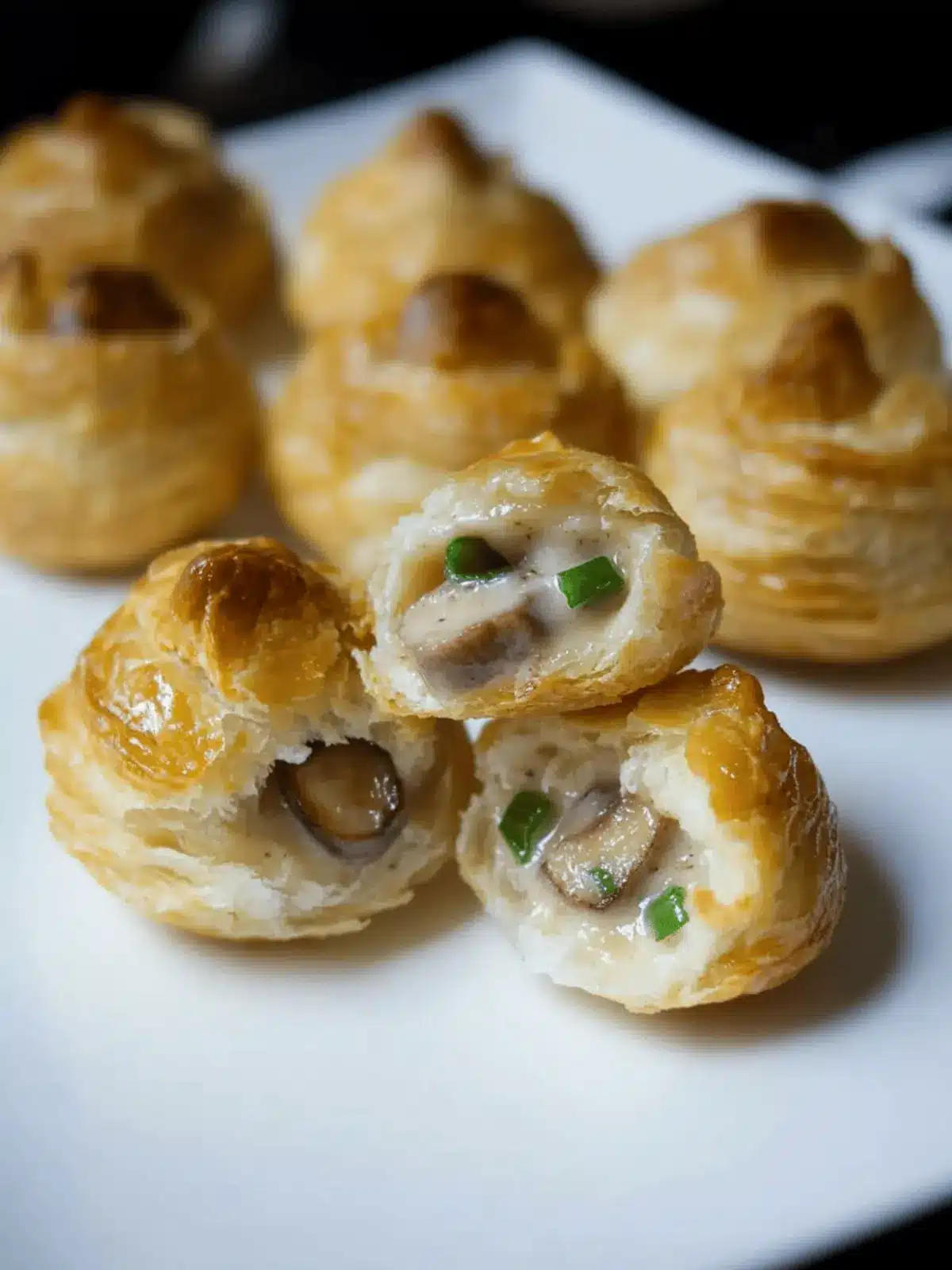 Mouthwatering Mushroom Cheese Puffs You Can't Resist
