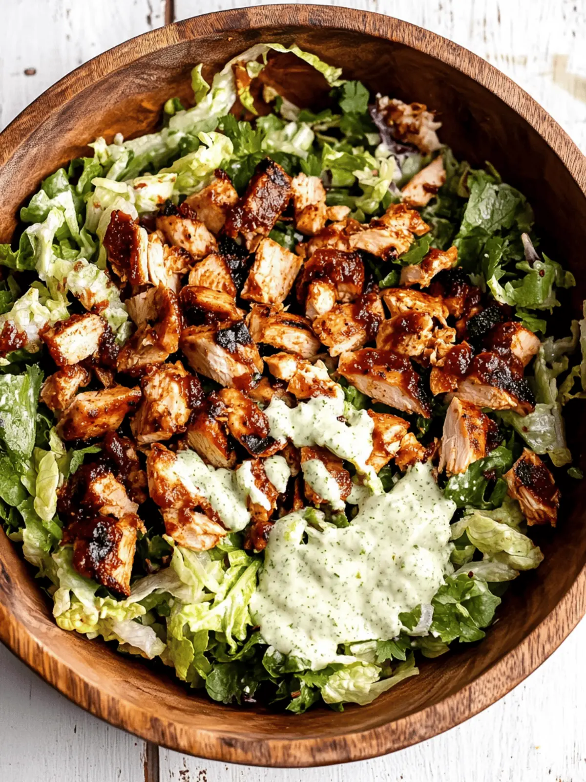 BBQ Chicken Chopped Salad with Cilantro Ranch You’ll Love