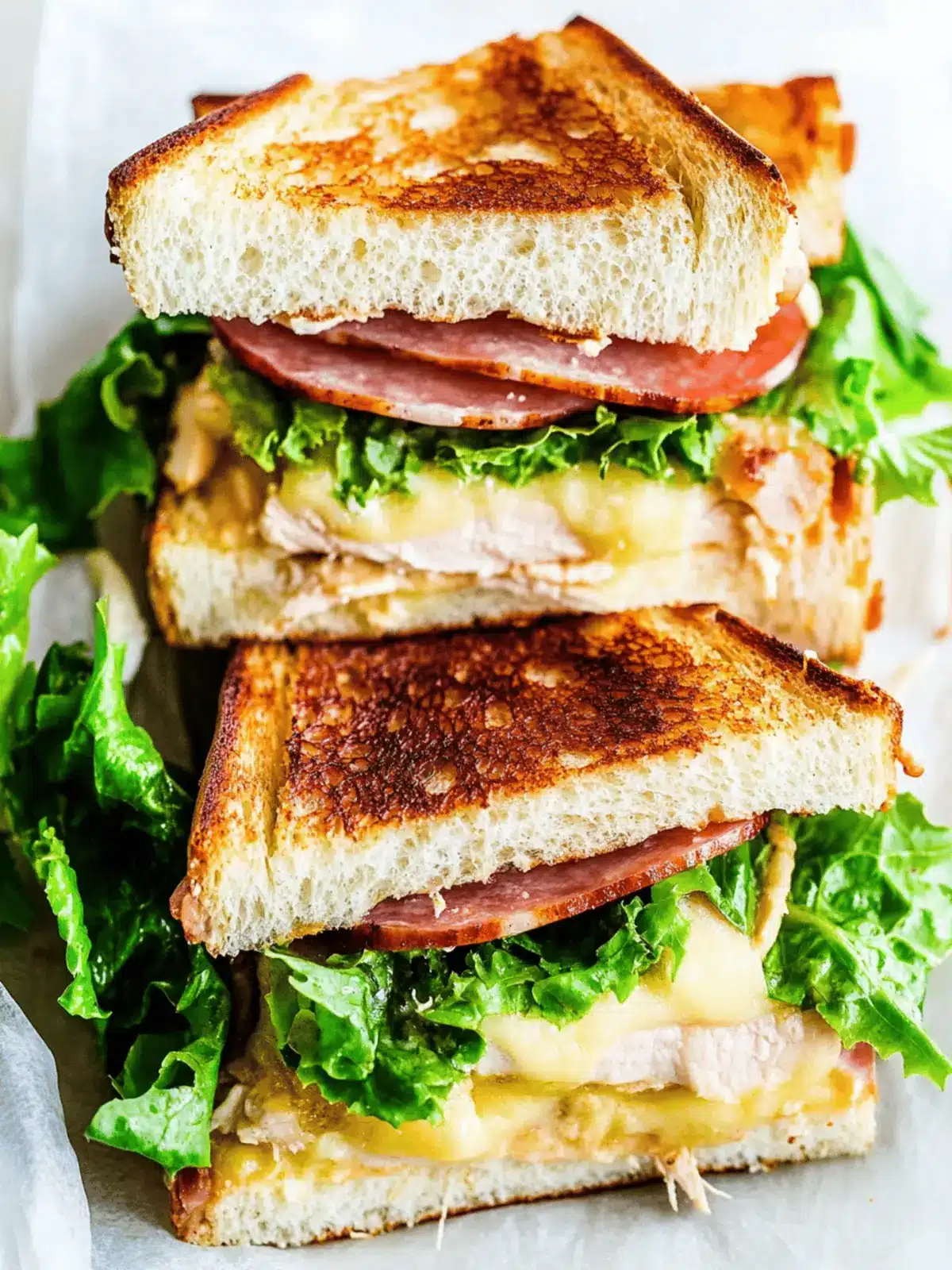 10 Minute Sheet Pan Turkey Melts