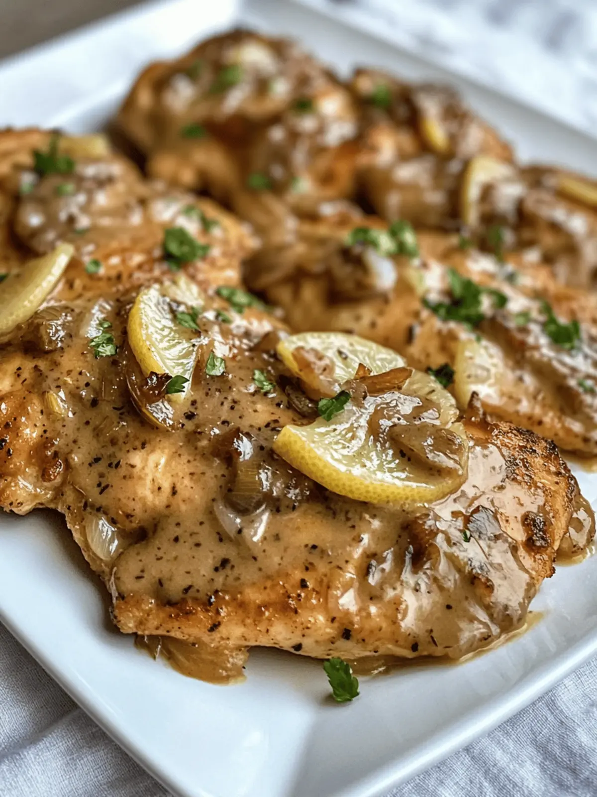 Zesty Lemon Shallot Chicken for Your Quick Weeknight Dinner