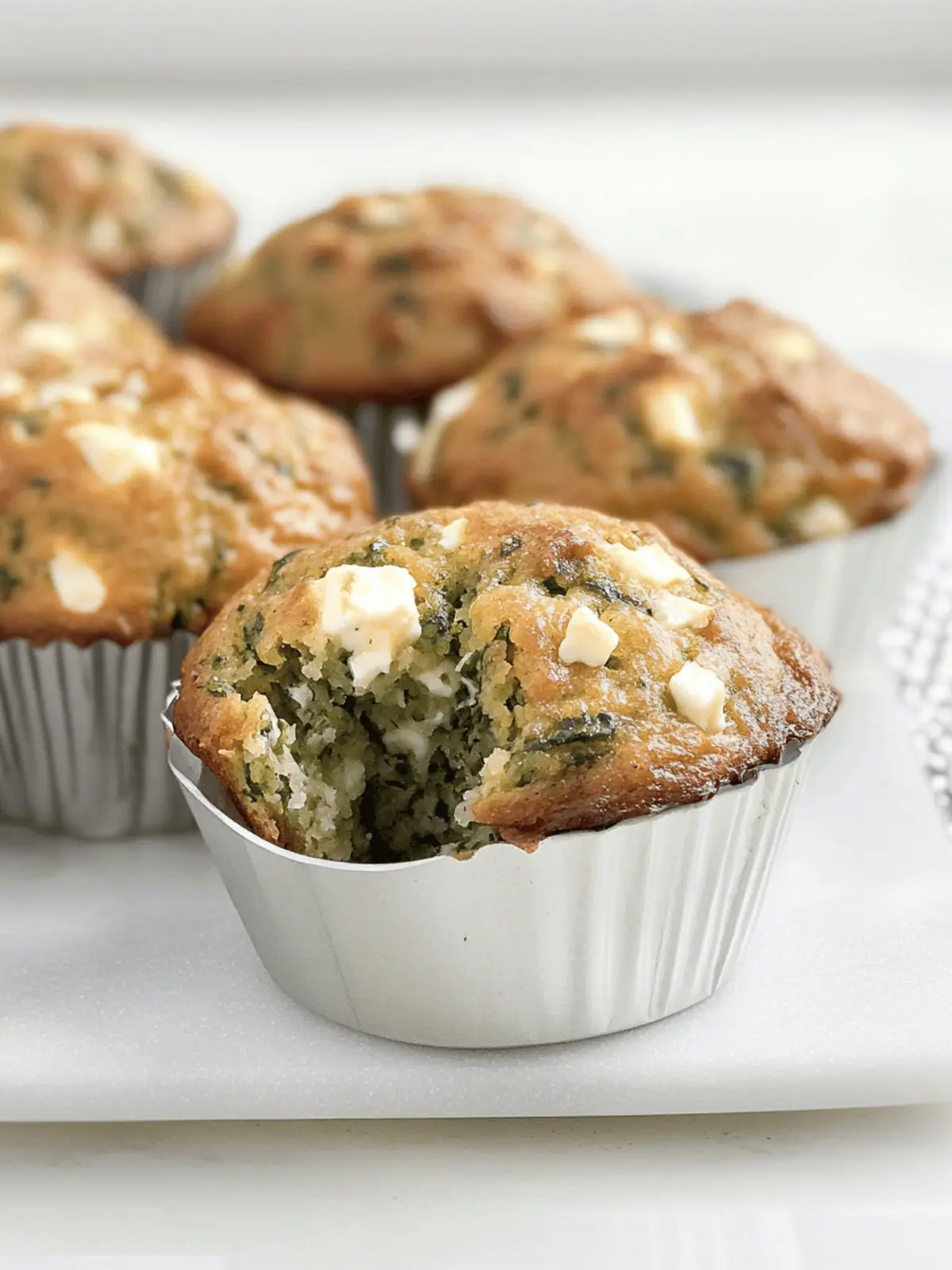 Savory Spinach and Feta Muffins for Lunchbox Perfection