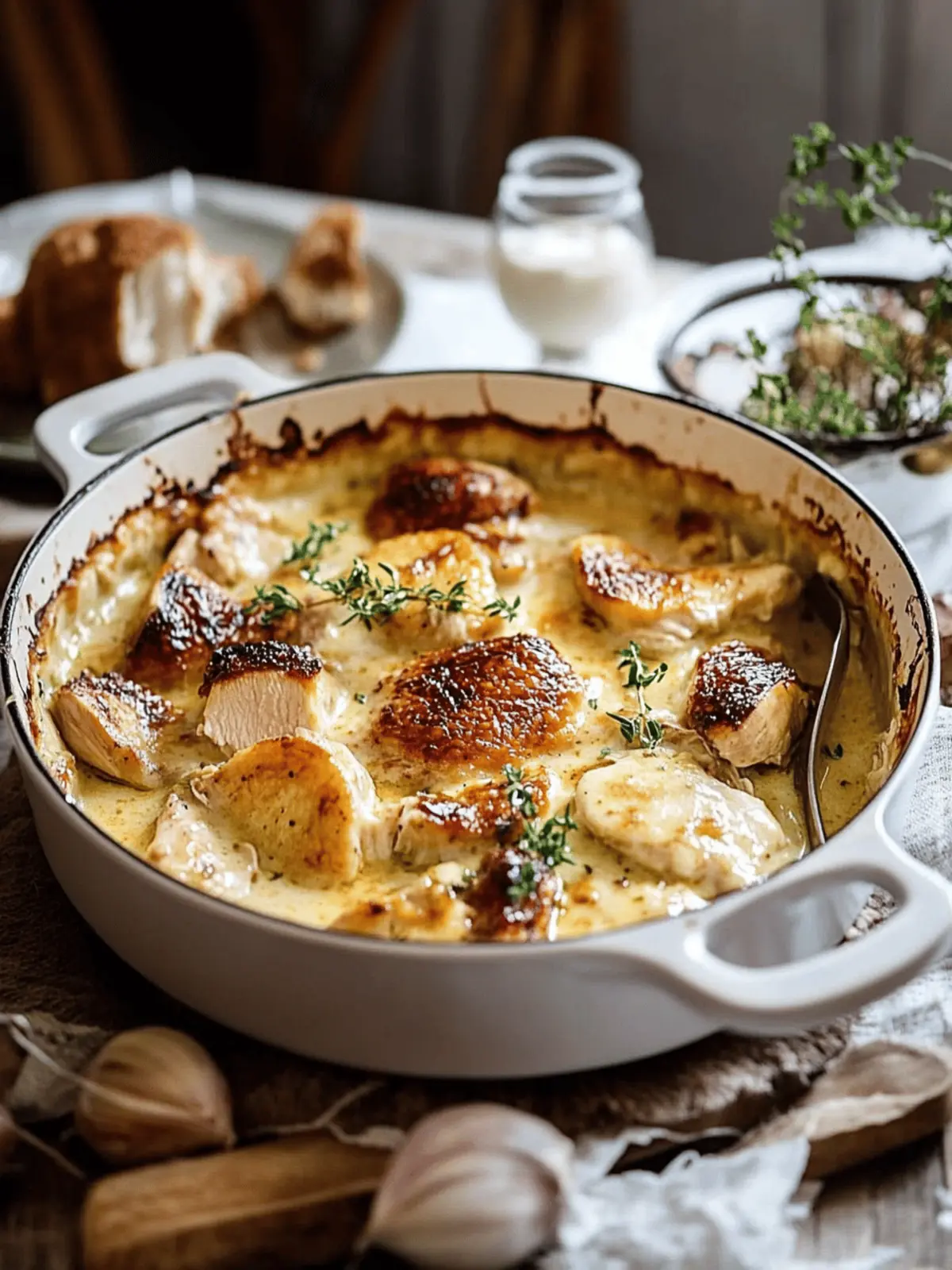 Delicious French Chicken Casserole a la Normande for Cozy Nights