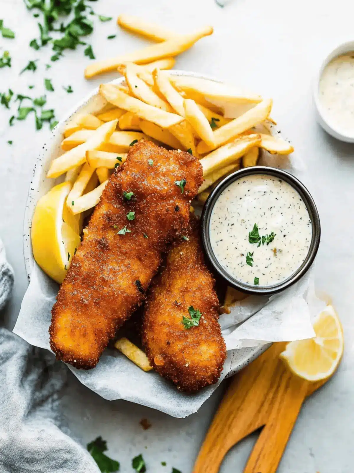 Friday Night Fish Fry with Tartar Sauce